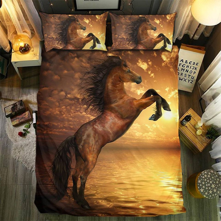 Horse  Bed Sheets Spread  Duvet Cover Bedding Sets