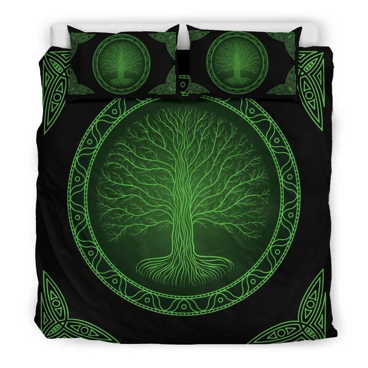 Celtic Druidic Yggdrasil Tree Bed Sheets Duvet Cover Bedding Set Great Gifts For Birthday Christmas Thanksgiving