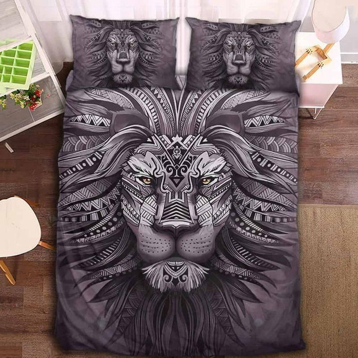 3D Lion Mandala Vintage Printed Bed Sheets Duvet Cover Bedding Set Great Gifts For Birthday Christmas Thanksgiving