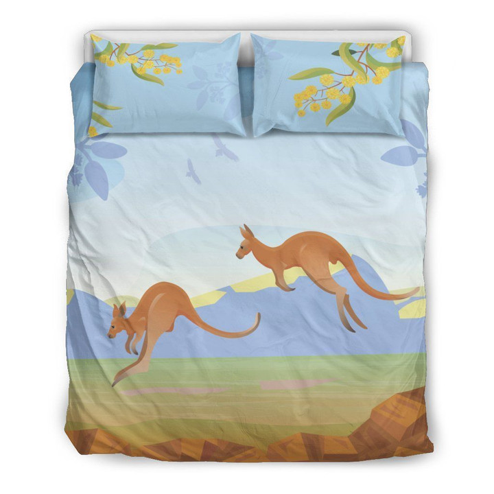 Australia Kangaroo Bed Sheets Spread Duvet Cover Bedding Sets