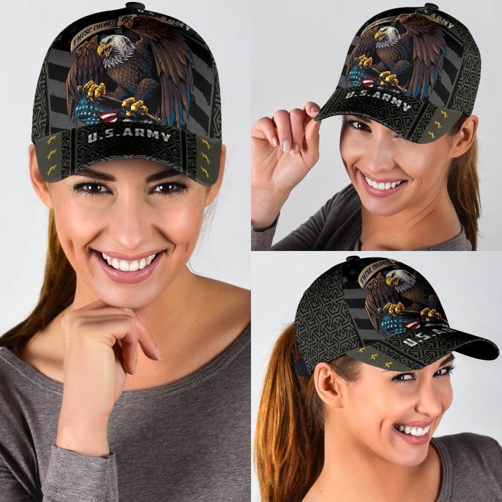Us Army Eagle 3D Cap & Hat, Classic Cap, 3D Baseball Cap