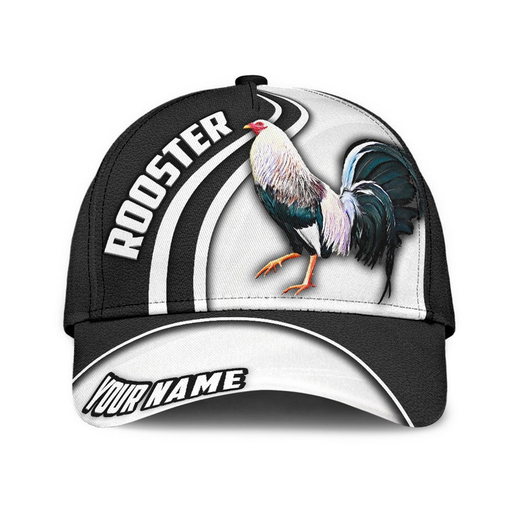 Personalized Name Mexican Rooster All Over Printed 3D Cap & Hat, Classic Cap, 3D Baseball Cap