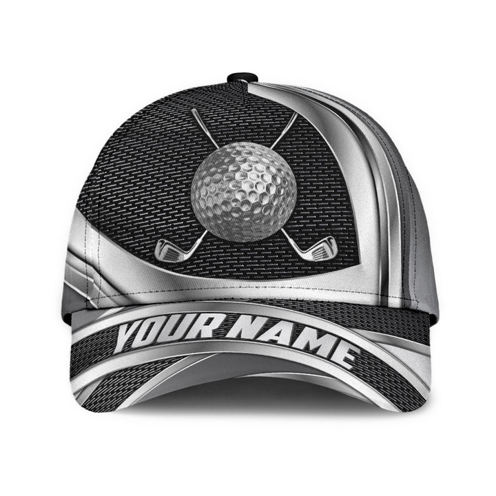 Personalized Name Golf 3D Cap & Hat, 3D Baseball Cap, Classic Cap