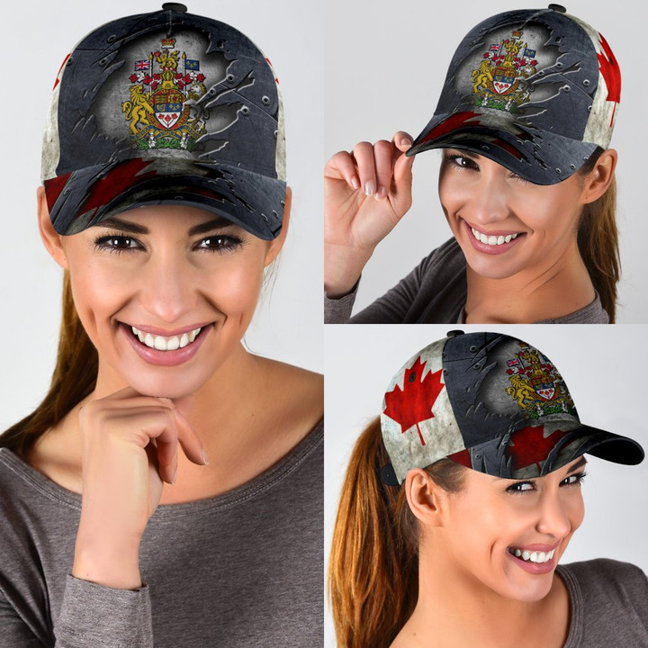 Canada Day 3D Cap & Hat, Classic Cap, 3D Baseball Cap
