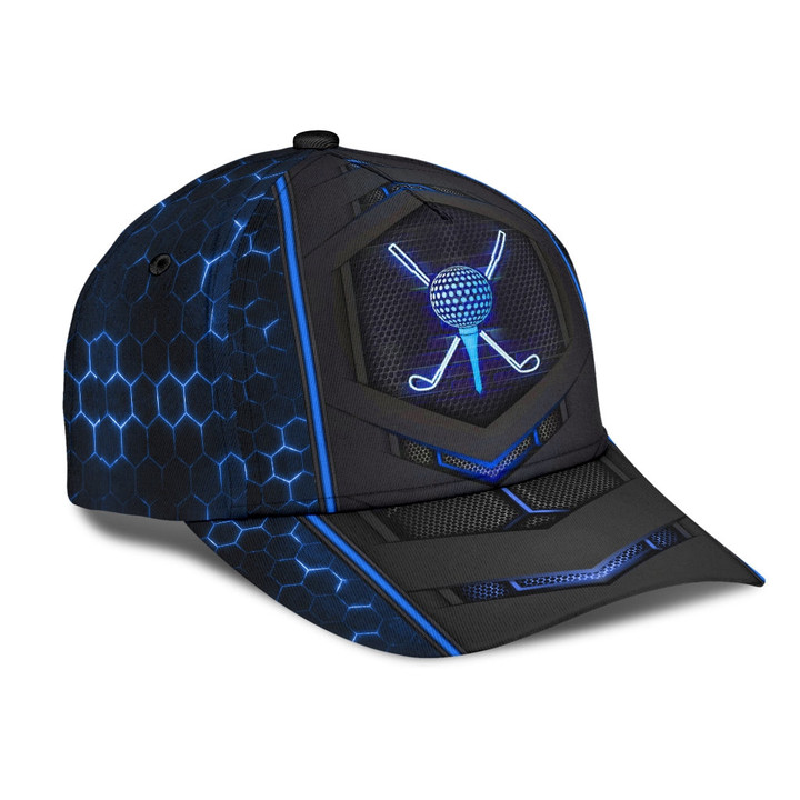 Blue Line Golf 3D Cap & Hat, 3D Baseball Cap, Classic Cap