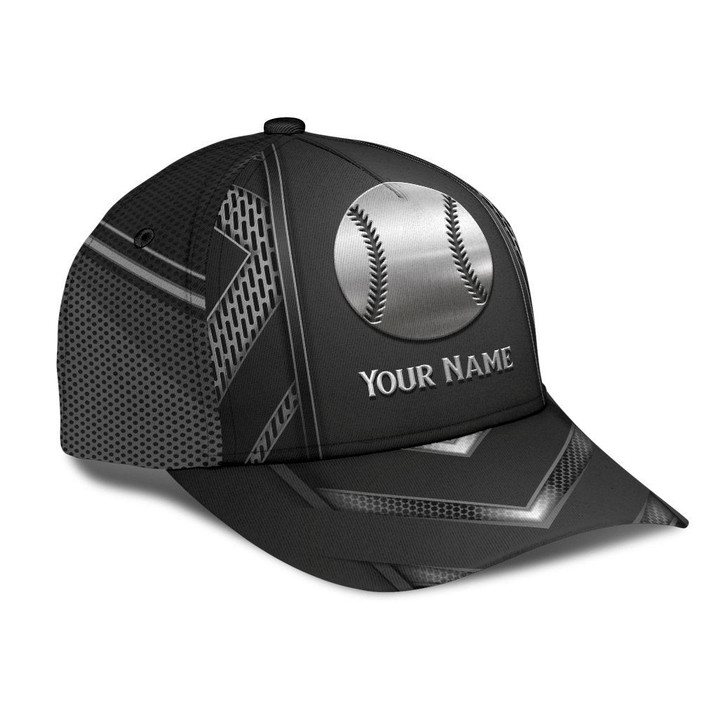 Custom Baseball Black 3D Cap & Hat, Classic Cap, 3D Baseball Cap