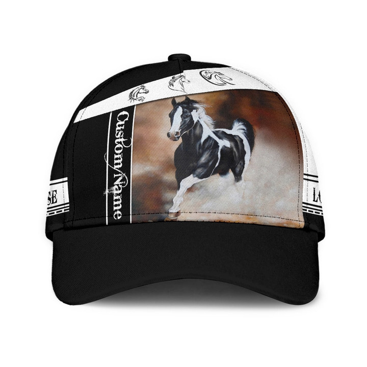Personalized Running Horse 3D Cap & Hat, Classic Cap, 3D Baseball Cap
