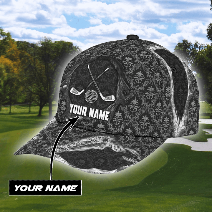 Personalized Golf Lovers Pattern 3D Cap & Hat, Classic Cap, 3D Baseball Cap