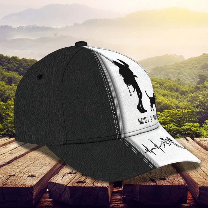 Personalized Hiking With My Dog 3D Cap & Hat, Classic Cap, 3D Baseball Cap