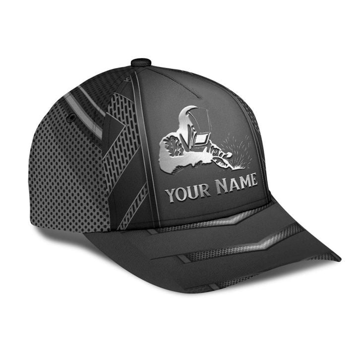 Custom Name Welder 3D Cap & Hat, 3D Baseball Cap, Classic Cap