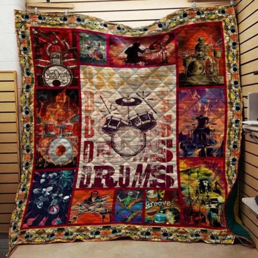 Drummer Quilt Blanket Great Customized Gifts For Birthday Christmas Thanksgiving Perfect Gifts For Drum Lover