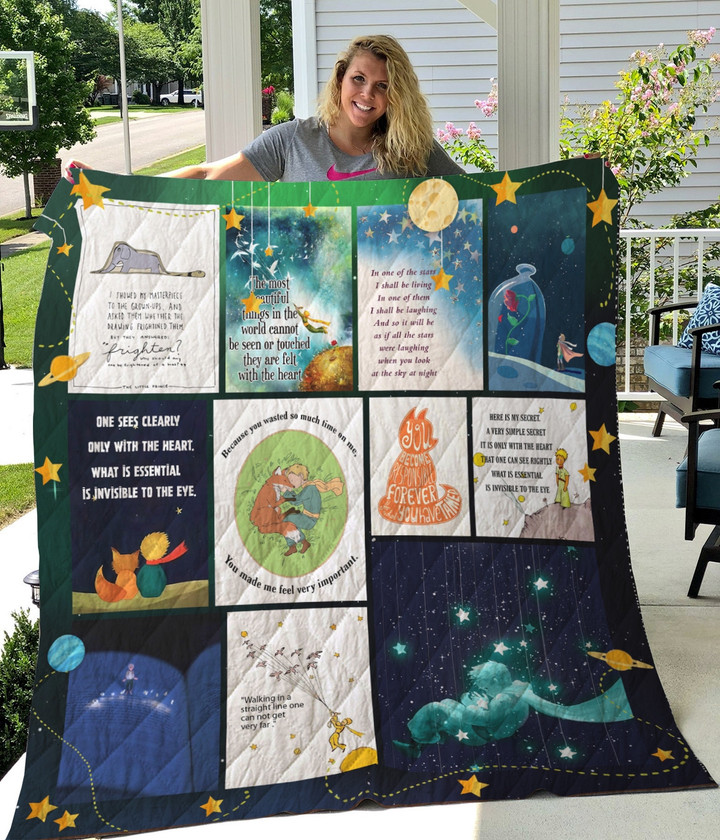 My Little Prince You Made Me Feel Very Important Quilt Blanket Great Customized Blanket Gifts For Birthday Christmas Thanksgiving