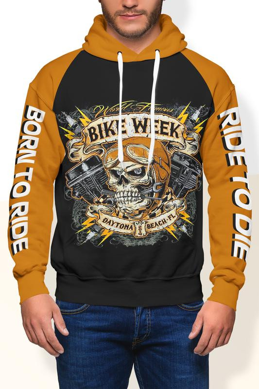 Skull Bike Week 3D All Over Print Hoodie, Or Zip-up Hoodie