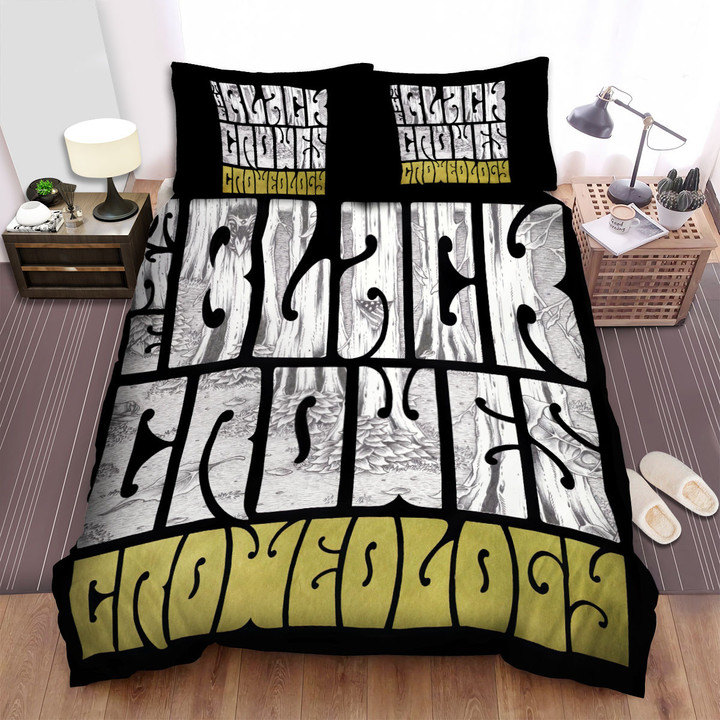 The Black Crowes Band Croweology Album Cover Bed Sheets Spread Comforter Duvet Cover Bedding Sets