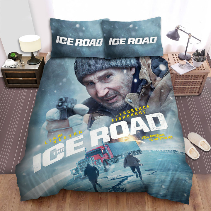 The Ice Road Movie Poster 1 Bed Sheets Spread Comforter Duvet Cover Bedding Sets