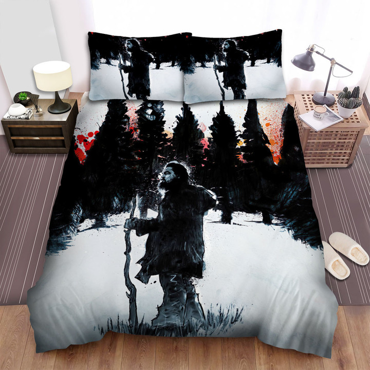 The Revenant (2015) Movie Poster Ver 7 Bed Sheets Spread Comforter Duvet Cover Bedding Sets