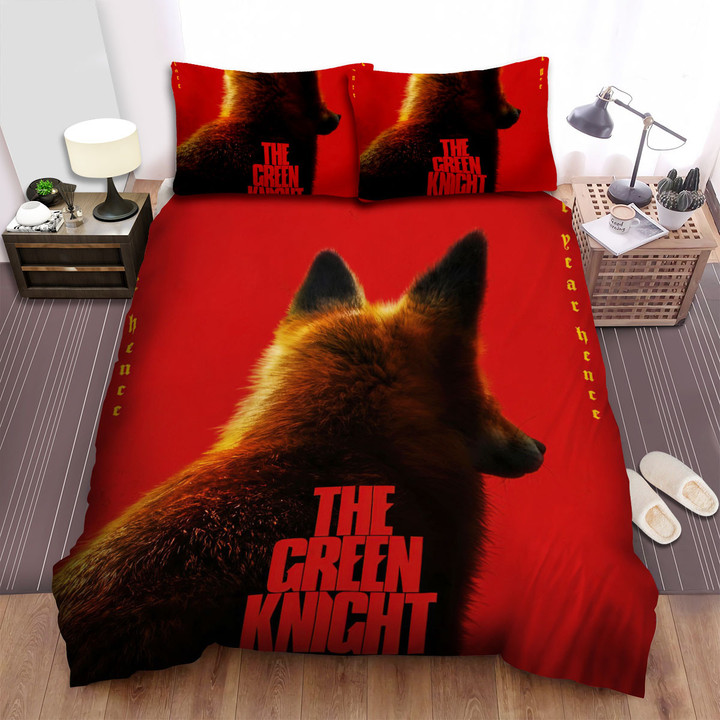 The Green Knight (2021) Main Actor Movie Poster Ver 3 Bed Sheets Spread Comforter Duvet Cover Bedding Sets