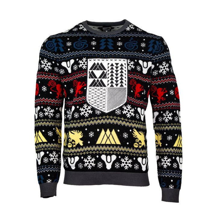 Official Destiny Fairisle Christmas Ugly Christmas Sweater, All Over Print Sweatshirt