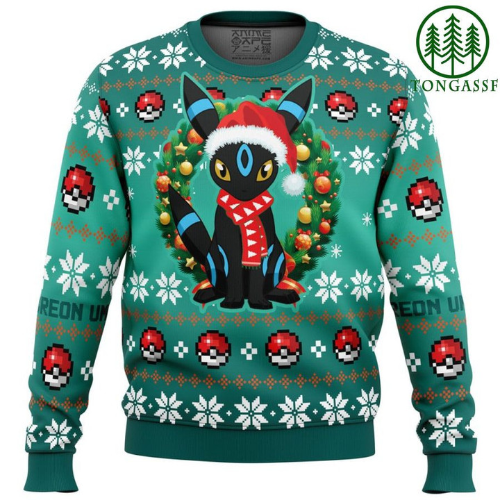 Christmas Umbreon Pokemon Ugly Sweater