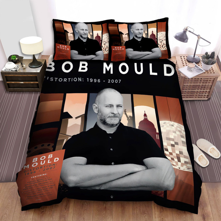 Bob Mould Distortion 1996 - 2007 Bed Sheets Spread Comforter Duvet Cover Bedding Sets