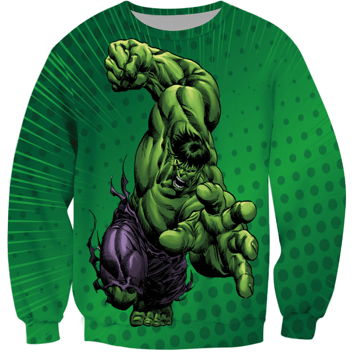 Hulk Classic 3D Ugly Christmas Sweater