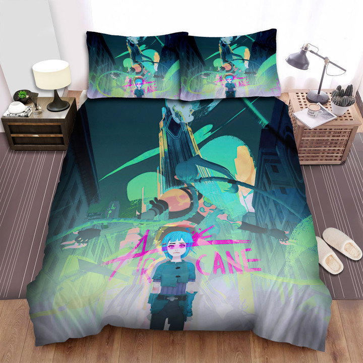 Arcane Jinx In Before And After Version Bed Sheets Spread Duvet Cover Bedding Sets