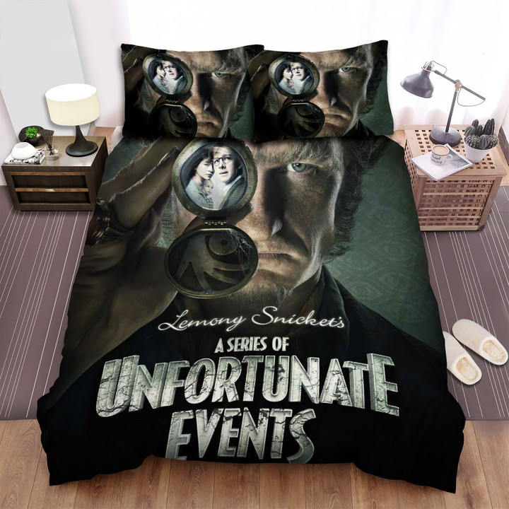 A Series Of Unfortunate Events (2017–2019) Movie Poster Fanart 2 Bed Sheets Spread Comforter Duvet Cover Bedding Sets