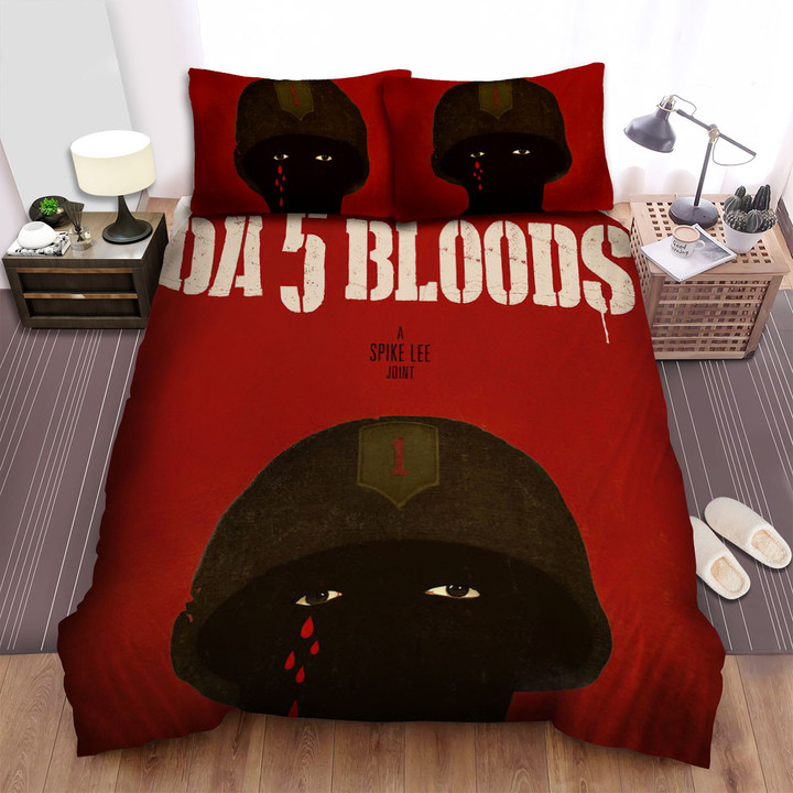 Da 5 Bloods Movie Poster 4 Bed Sheets Spread Comforter Duvet Cover Bedding Sets