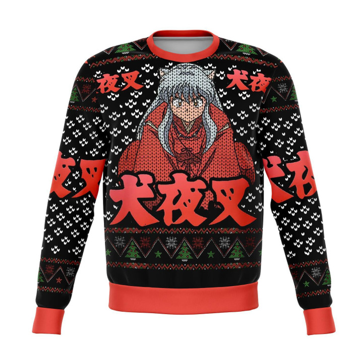 Inuyasha Ugly Christmas Sweater, All Over Print Sweatshirt