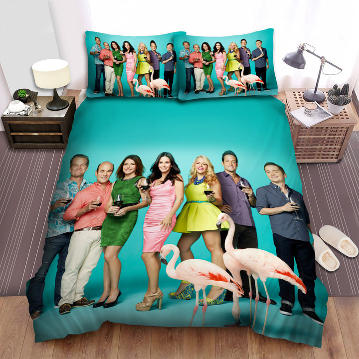 Cougar Town With Cranes Bed Sheets Spread Comforter Duvet Cover Bedding Sets