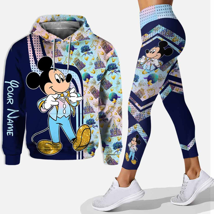 Personalized Mickey Mouse Hoodie And Leggings All Over Printed