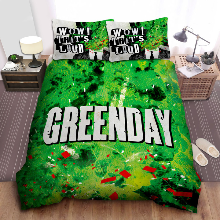 Wow That's Loud Green Day Bed Sheets Spread Duvet Cover Bedding Sets