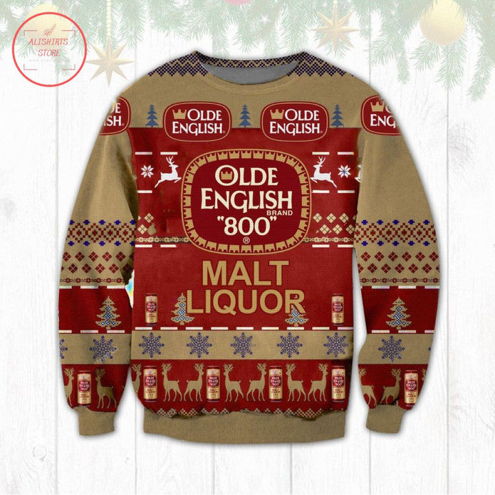 Olde English 800 Christmas Ugly Sweater