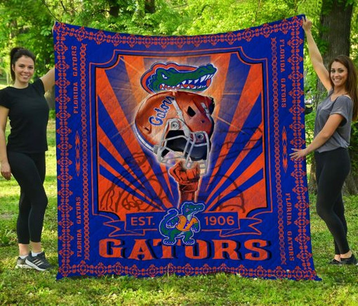 Ncaa Florida Gators Quilt Blanket #838