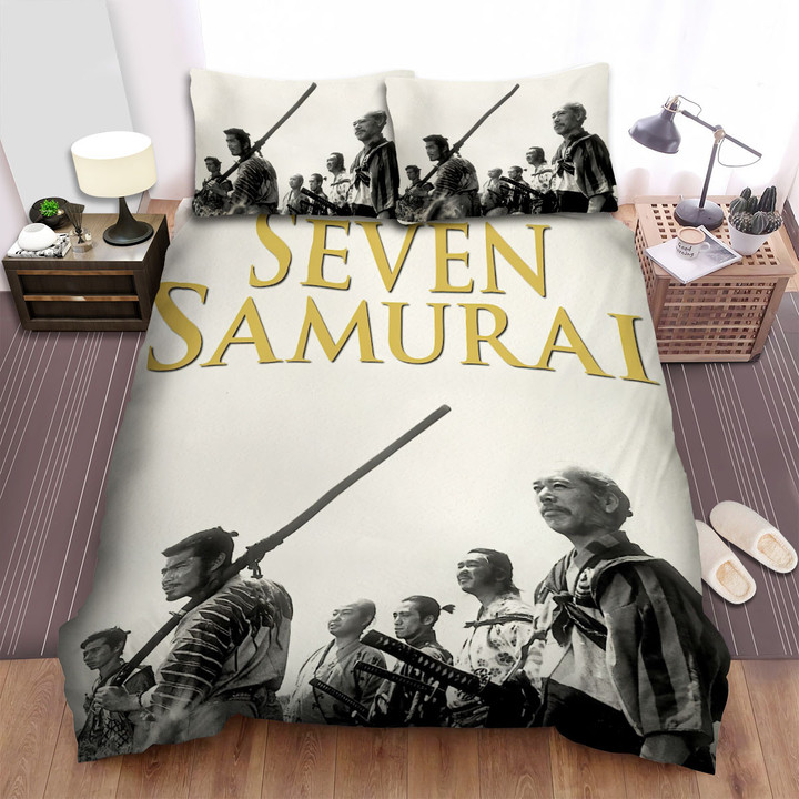 Seven Samurai Movie Poster 2 Bed Sheets Spread Comforter Duvet Cover Bedding Sets