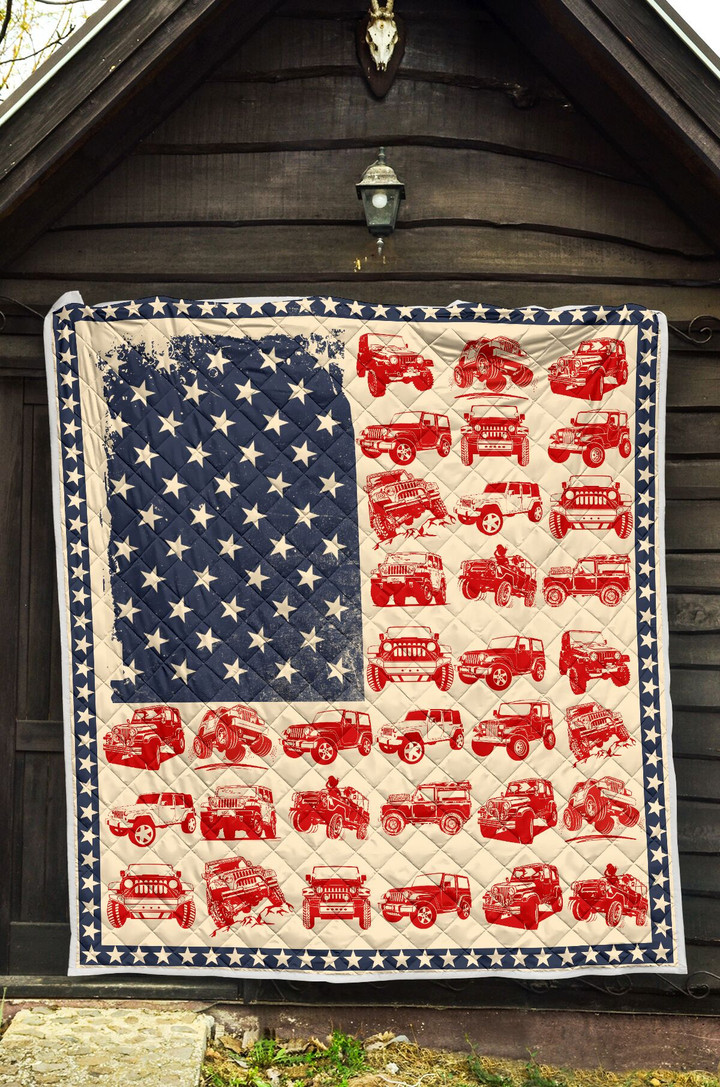 Car Patterns, American Flag Quilt Blanket Great Customized Blanket Gifts For Birthday Christmas Thanksgiving
