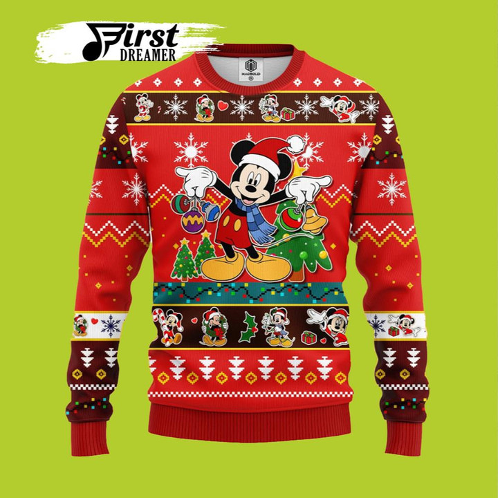 Mickey Mouse Thanksgiving Ugly Sweater