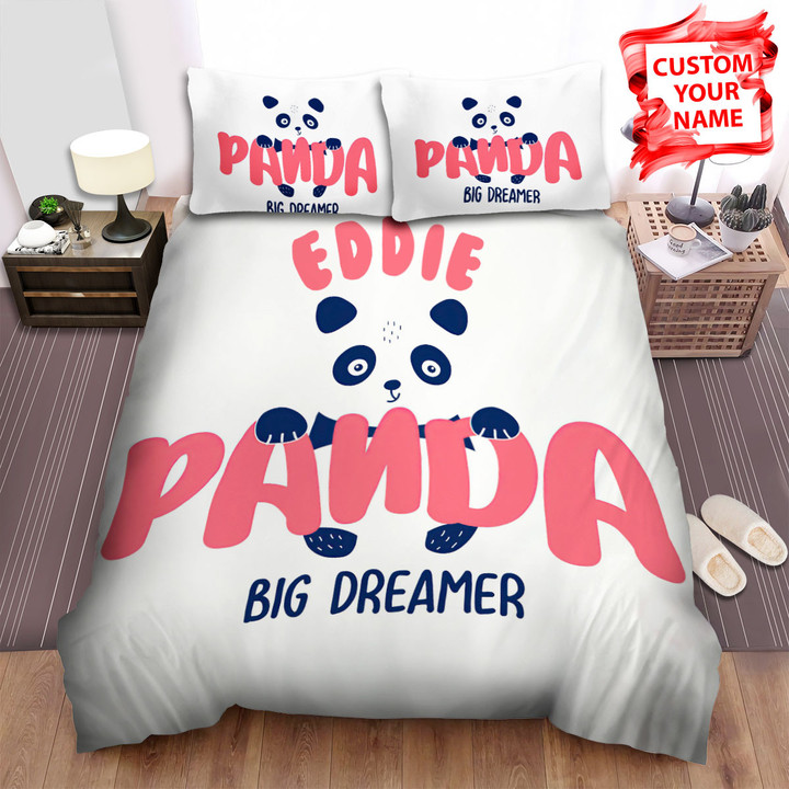 Personalized The Cute Animal - Panda Big Dreamer Bed Sheets Spread Duvet Cover Bedding Sets