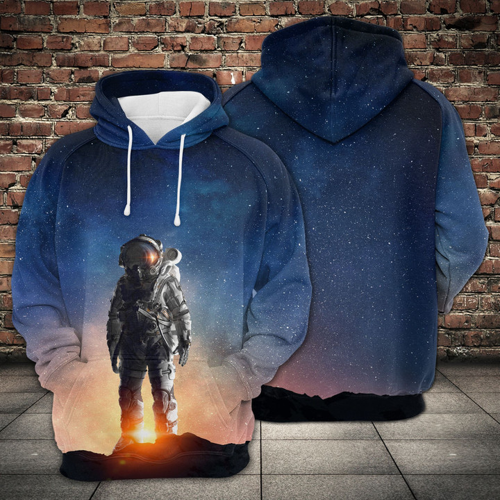 Astronaut In Outer Space 3D All Over Print Hoodie, Or Zip-up Hoodie