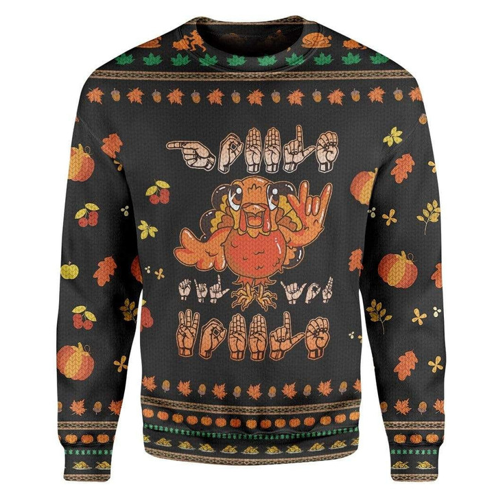 Turkey Christmas Ugly Sweater