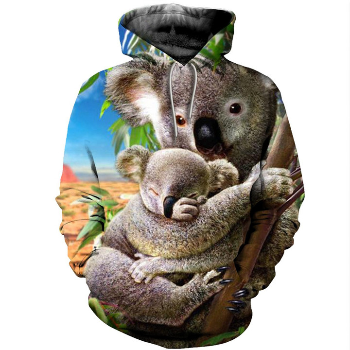 Koala 3D All Over Print Hoodie, Or Zip-up Hoodie