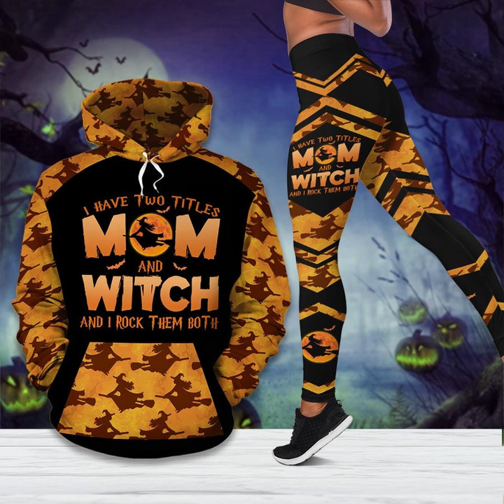 The Witch Witchcarft Spell Magic 3D Hoodie Legging Set Combo