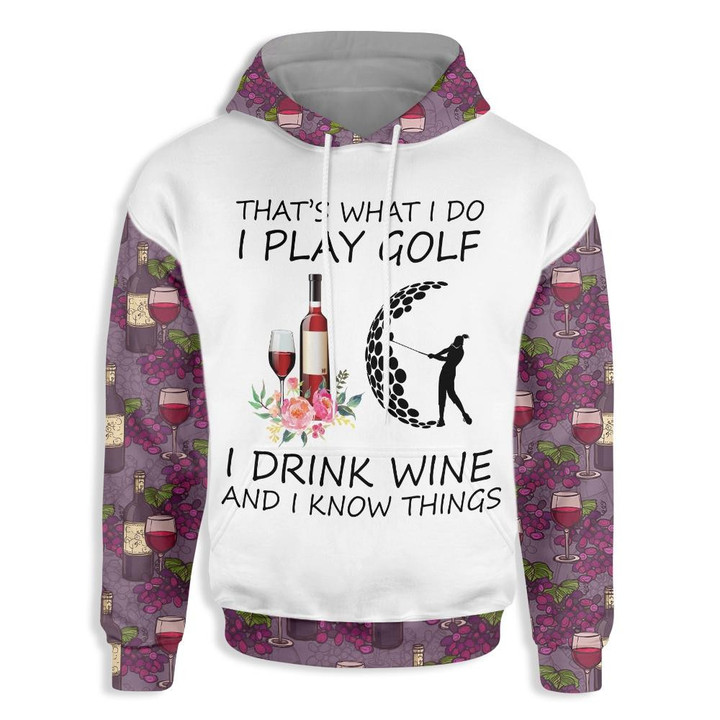 Love Wine And Gold For Unisex 3D All Over Print Hoodie, Zip-up Hoodie