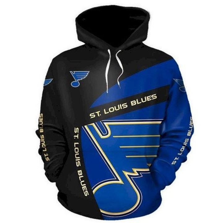 St Louis Blues 3D All Over Print Hoodie, Zip-up Hoodie