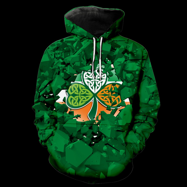 Irish Saint Patrick's Day 3D All Over Print Hoodie, Zip-up Hoodie