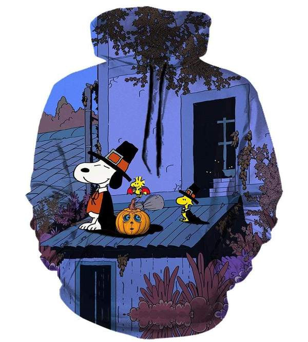 Halloween Snoopy 3D All Over Print Hoodie, Zip-up Hoodie