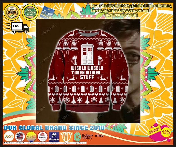 Wibbly Wobbly Ugly Christmas Sweaterter