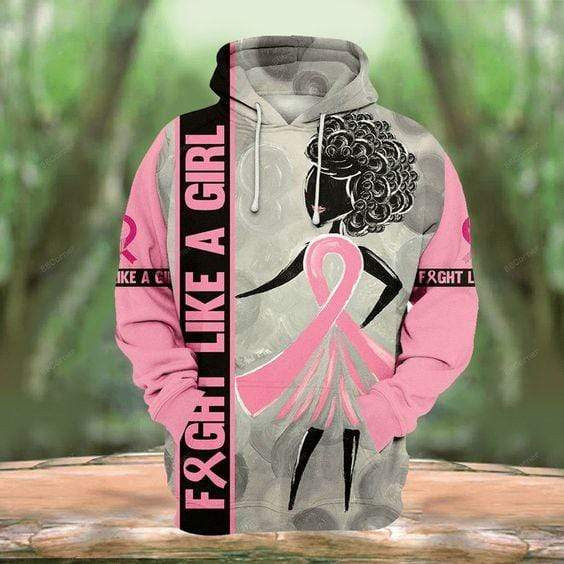 Strong Warrior Breast Cancer Awareness Pink 3D All Over Print Hoodie, Zip-up Hoodie