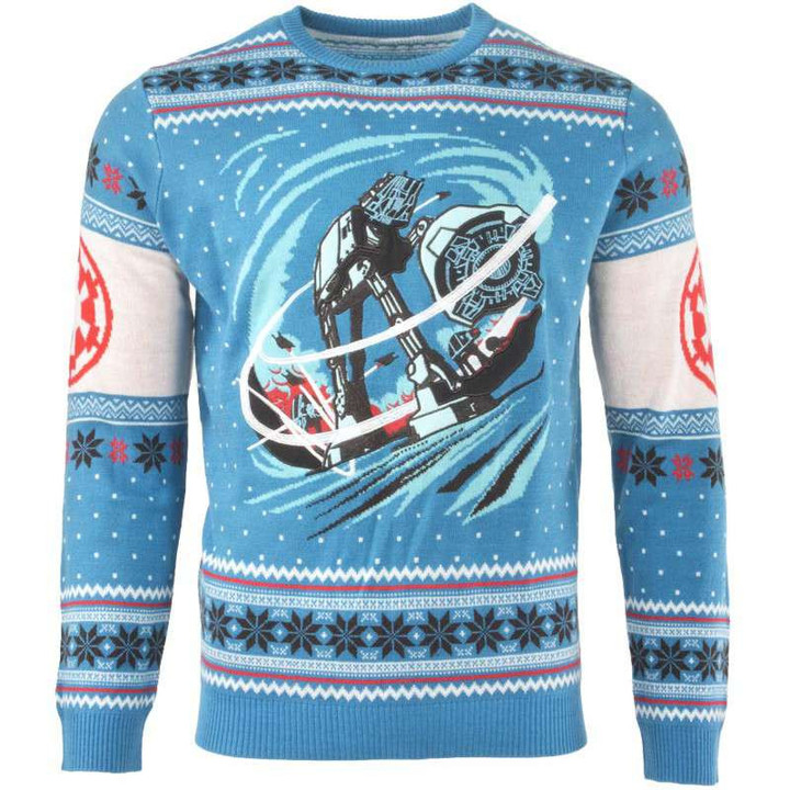 Star Wars At-At Battle Of Hoth For Unisex Ugly Christmas Sweater, All Over Print Sweatshirt