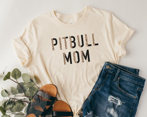 Pitbull Mom Unisex Shirt Dog Mom Shirt Pitbull Mama Pitbull Mom
